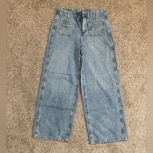 Like new! Old Navy High Rise Baggy Wide Leg Jeans (4)